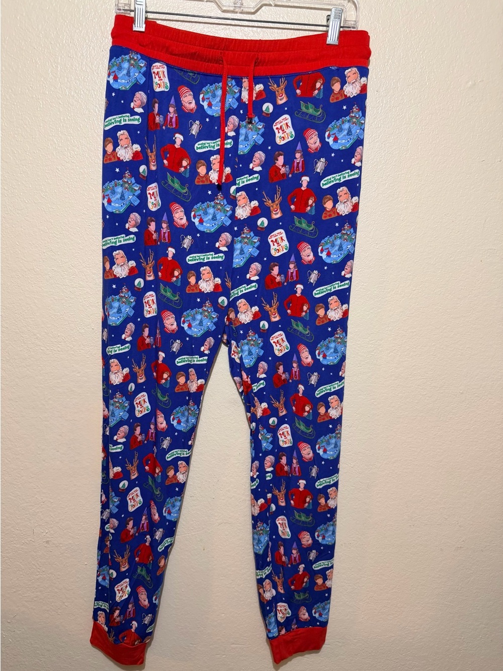 Lolly & Laddie Pajama Pants from “The Santa Clause” with Red Trim Size 3XL
